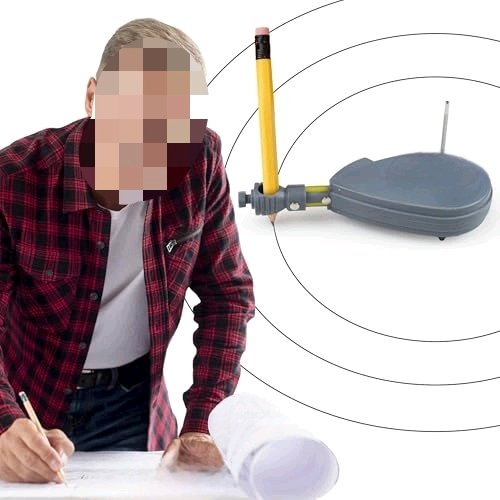 Roto Tape Compass | Rotating Tape Measure Beam Compass Alternative Circle Drawing Tool to Draw Arcs (Not 2 inches Short!)$$