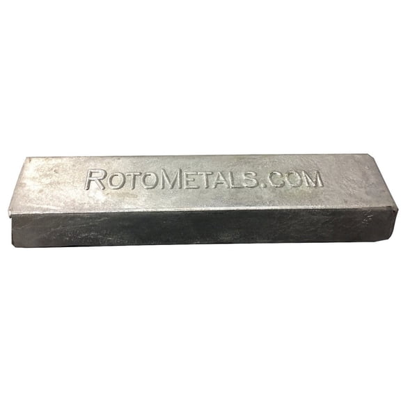 RotoMetals  Ingot 99.7% min About 3.5 pounds Great for Small Castings/Weight- Made in