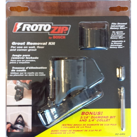 RotoZip RZ-GRK Grout Removal Kit Attachment