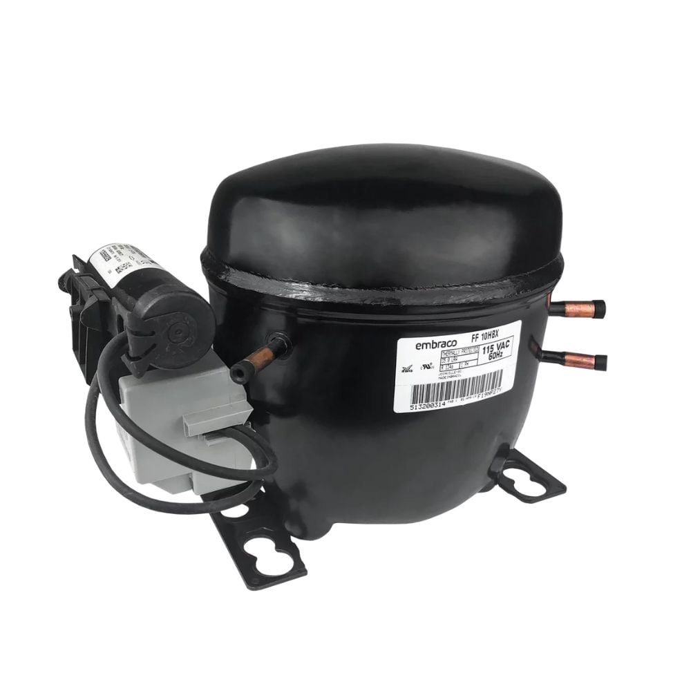 Rotom FF10HBX Refrigeration Compressor, 3650 BtuH, 115V, R134a