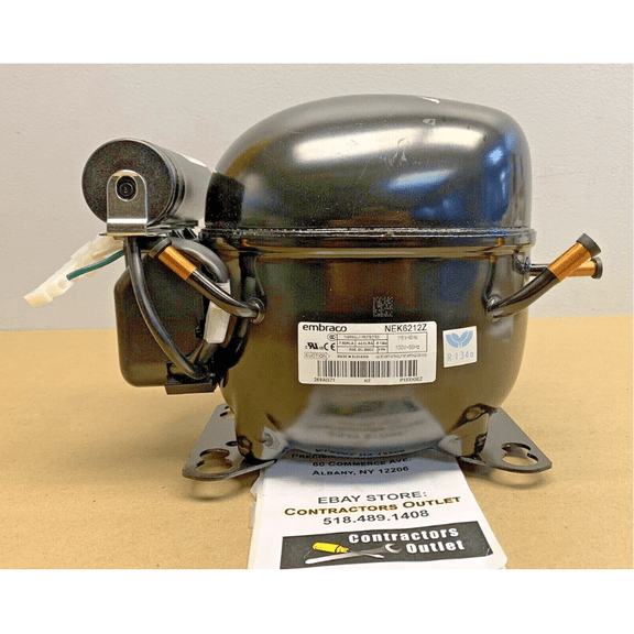 Rotom FFI10HBX Embraco Refrigeration Compressor, 1/3 HP, 115V, R134A
