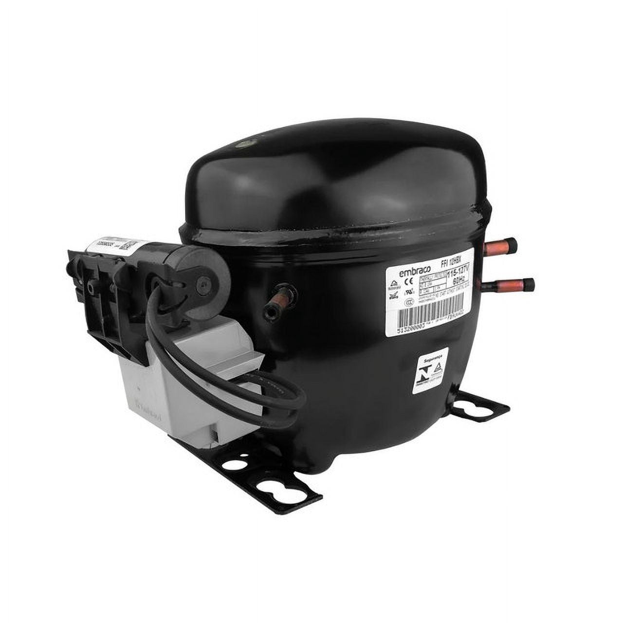 Rotom FFI12HBX1 Embraco Refrigeration Compressor, 5300 BtuH, 115V, R134a