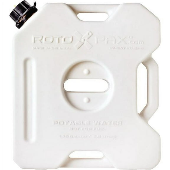 Rotopax  RX-1.75G W; Water Pack 1.75Gal 15X14X4-inch