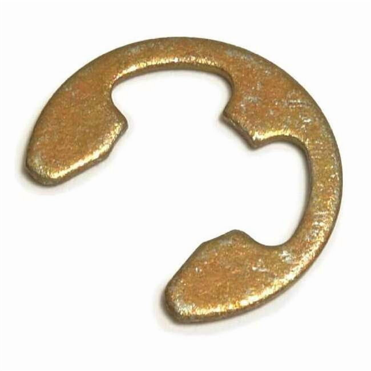 External-E E-Clip, Steel, Zinc Yellow Finish, 100 PK E-62ST ZD