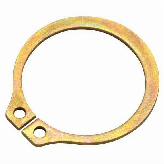 Rotor Clip External Retaining Ring, Steel, Zinc Yellow Finish, 25 PK SH-112ST ZD