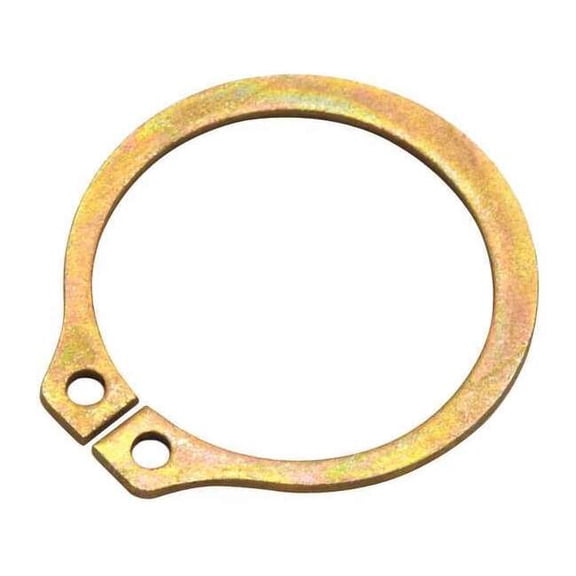 Rotor Clip External Retaining Ring, Steel, Zinc Yellow Finish, 100 PK SH-34ST ZD