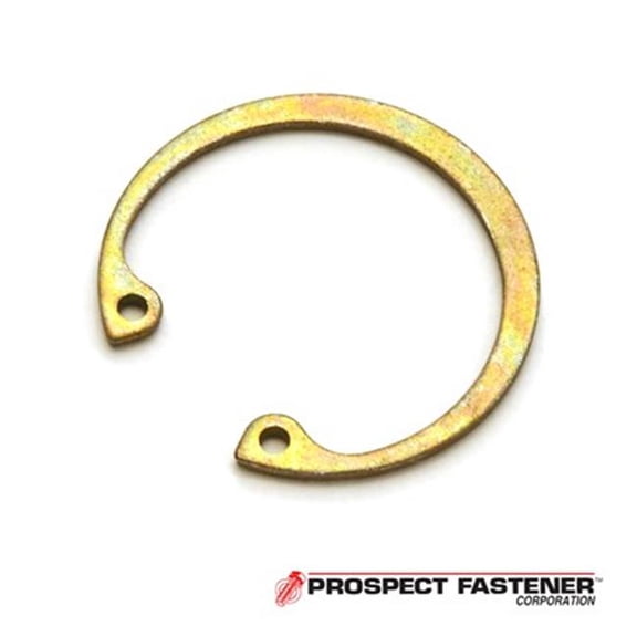 Internal Retaining Ring, Steel, Zinc Yellow Finish, 13/16 in Bore Dia., 50 PK HO-81ST ZD