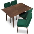 thumbnail image 1 of Rotor Modern Small Kitchen Solid Wood Walnut Table Dining Furniture Set, 1 of 5