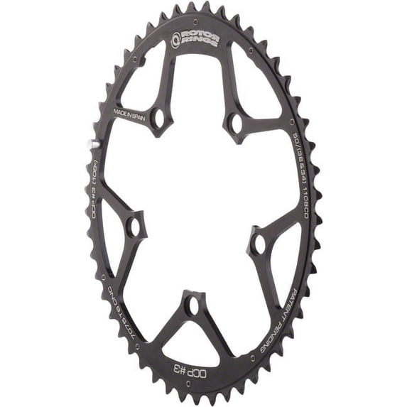 Rotor Qring 53t 130 OCP 3 Black Outer
