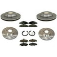 thumbnail image 1 of Rotors With Ceramic Pads Fits For 98-02 Camaro Z28 Firebird 4 Wheel Disc 7Pc, 1 of 6