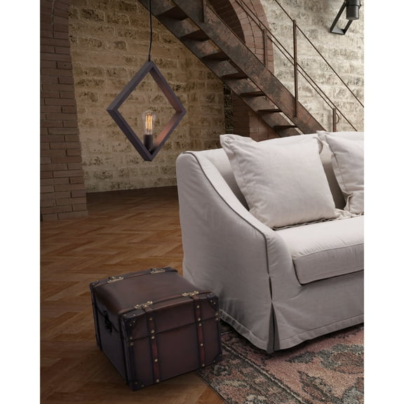 Rotorura Ceiling Lamp Rust Ceiling Lamp, Industrial Style, Hardwired standard bracket, mounting hardwares included, Steel, Lighting Ceiling Lamps