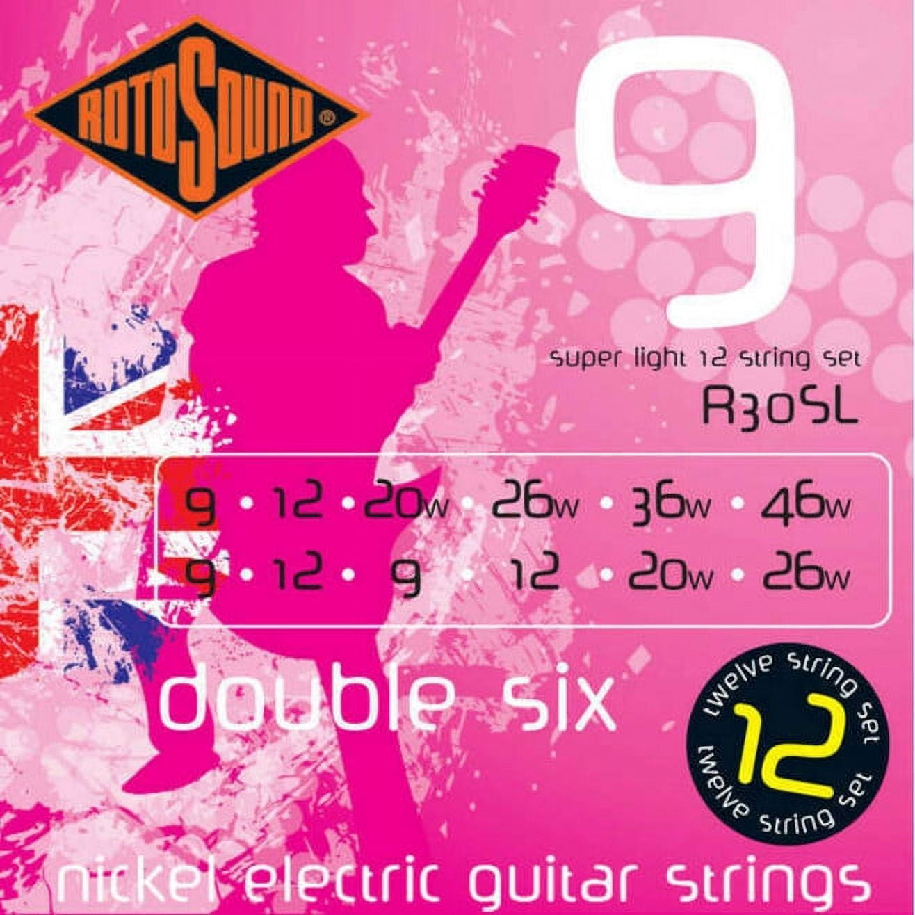 Rotosound R 30SL Nickel Electric 12 String