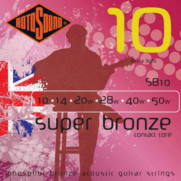 Rotosound SB 10, Phosphor Bronze Extra Light