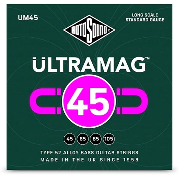 Rotosound Ultramag Bass Guitar Strings (45 - 105)