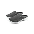 thumbnail image 1 of Rotosw Ladies House Shoe Comfort Slippers Closed Toe Casual Shoes Women Slides Womens Breathable Slip On Mules Dark Gray 12, 1 of 4