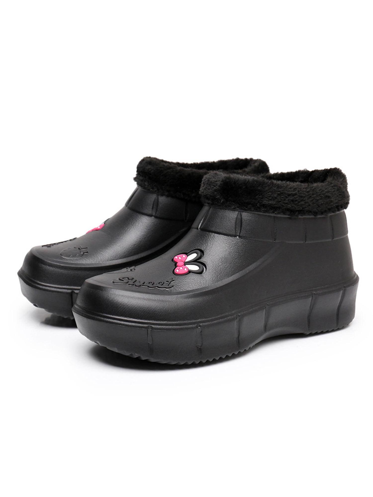 Rotosw Unisex Rain Boots Outdoor Garden Shoes Lightweight Waterproof