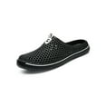 thumbnail image 1 of Rotosw Unisex Slides Backless Sandals Closed Toe Clogs Breathable Slip On Slippers House Comfort Black 8.5 Men, 1 of 9