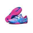 thumbnail image 1 of Rotosw Unisex Youths Cleats Soccer Shoes Athletic Low Top Kids Football Magic Tape Sneakers Size 10C-4.5Y Pink (Broken Nails) 11c, 1 of 5