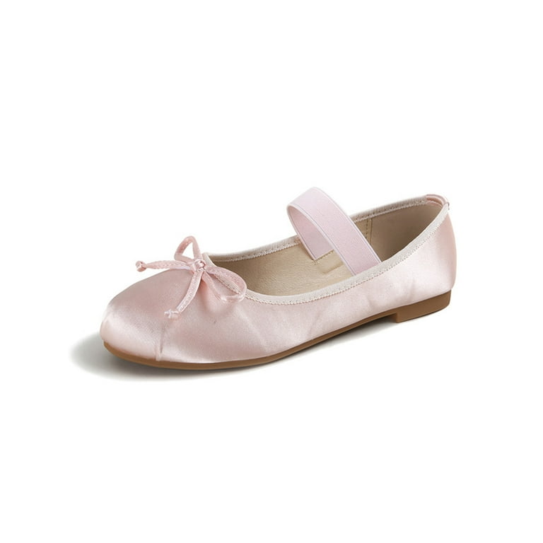 Satin best sale flat shoes