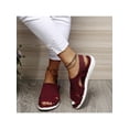 thumbnail image 1 of Rotosw Women Ladies Sandals Elastic Ankle Strap Open Toe Platform Sandals Summer Shoes, 1 of 3