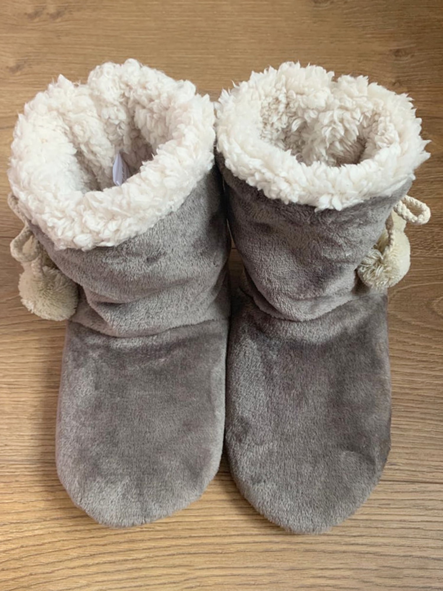 Rotosw Women's Bootie Slippers Plush Memory Foam House Shoes