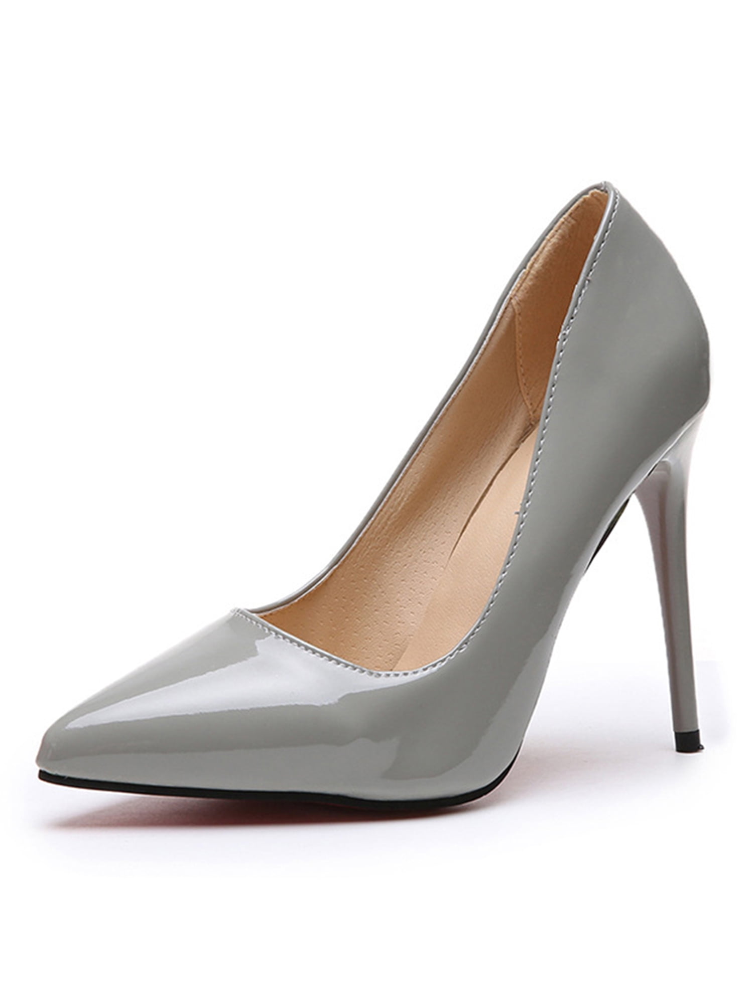 Ellarose Grey Suede Ankle Strap Heels | Schuhe damen, Schuhe, Stilettos