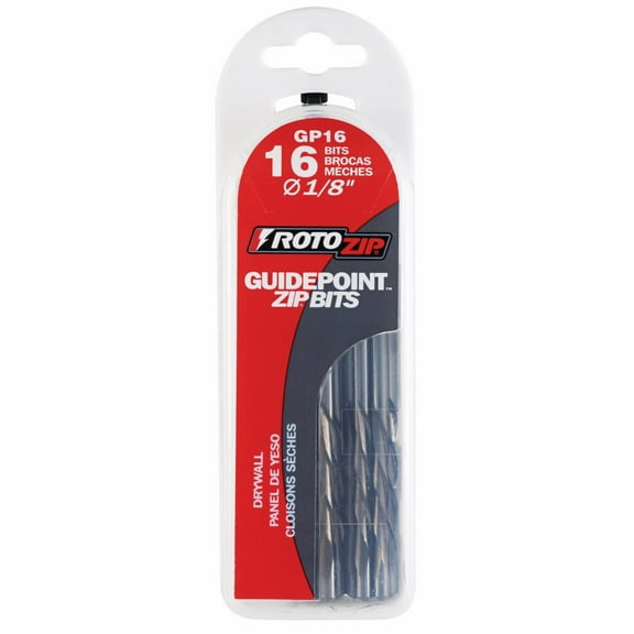 Rotozip-GP16 1/8in. Guidepoint Bit - 16 Pack