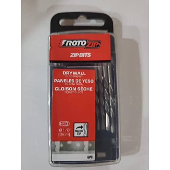 Rotozip GP8 1/8" Guidepoint Zip Bits 8 Count