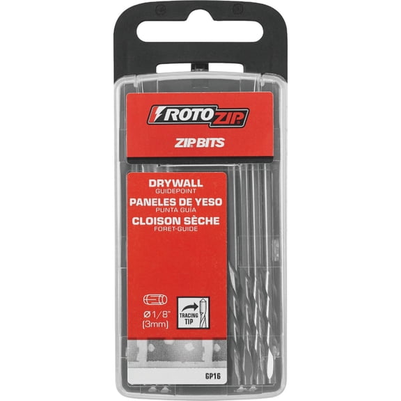 Rotozip Tool Co. Rotozip Guidepoint Drywall Bit - Pack of 8