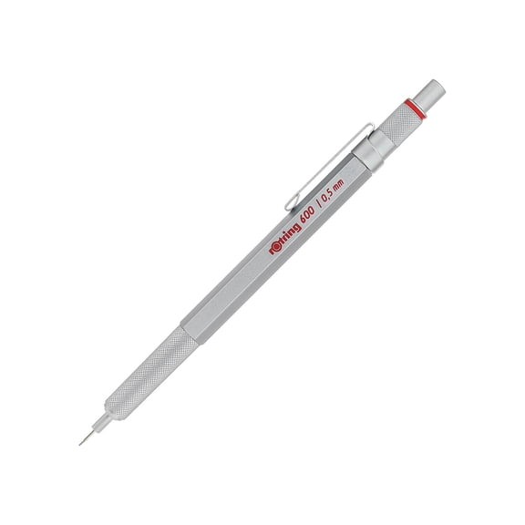 Rotring 600 Mechanical Pencil - Silver, 0.5 mm
