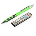 thumbnail image 1 of Rotring Tikky Mechanical Pencil - 0.7mm 2B - Neon Green Barrel - 1 Tube of Leads - Pack of 2, 1 of 4