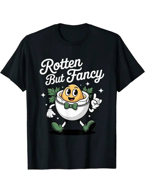 Rotten But Fancy Deviled Egg Mascot T-Shirt