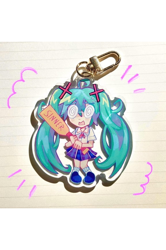Rotten Girl Miku Acrylic Charm (1 keychain)