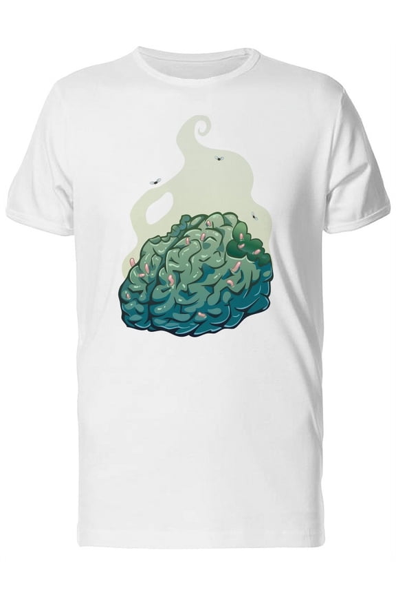 Rotten Zombie Brain Tee Men's -Image by Shutterstock