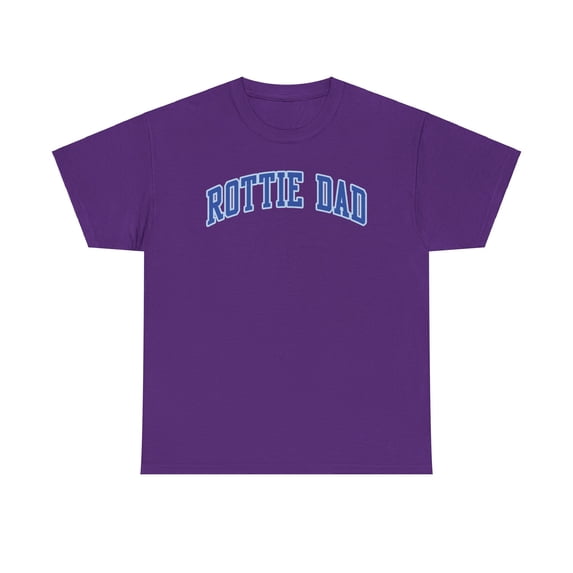 Rottie Dad Shirt Gifts Tshirt Crew Neck Short Sleeve