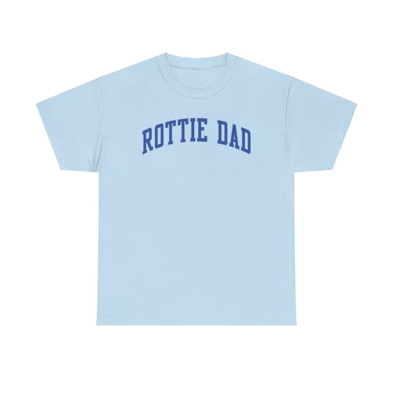 Rottie Dad Shirt Gifts Tshirt Crew Neck Short Sleeve