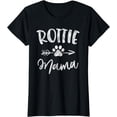 thumbnail image 1 of Rottie Mama Gifts Rottweiler Lover Owner Gifts Dog Mom T-Shirt, 1 of 4