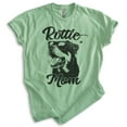 thumbnail image 1 of Rottie Mom T-shirt, Unisex Women's Shirt, Rottweiler Owner, Best Dog Mom Gift, Heather Apple Green, X-Large, 1 of 6