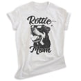 thumbnail image 1 of Rottie Mom T-shirt, Unisex Women's Shirt, Rottweiler Owner, Best Dog Mom Gift, Heather Ash, Large, 1 of 6