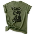 thumbnail image 1 of Rottie Mom T-shirt, Unisex Women's Shirt, Rottweiler Owner, Best Dog Mom Gift, Heather Military Green, X-Large, 1 of 6