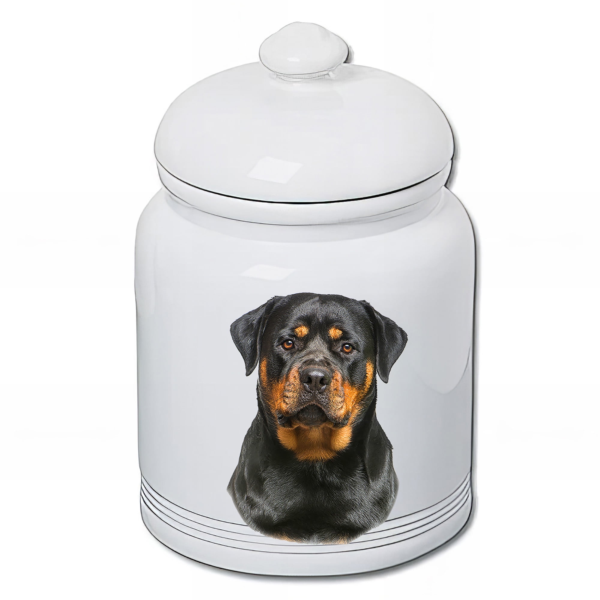 Dog Treat Jar Ceramic