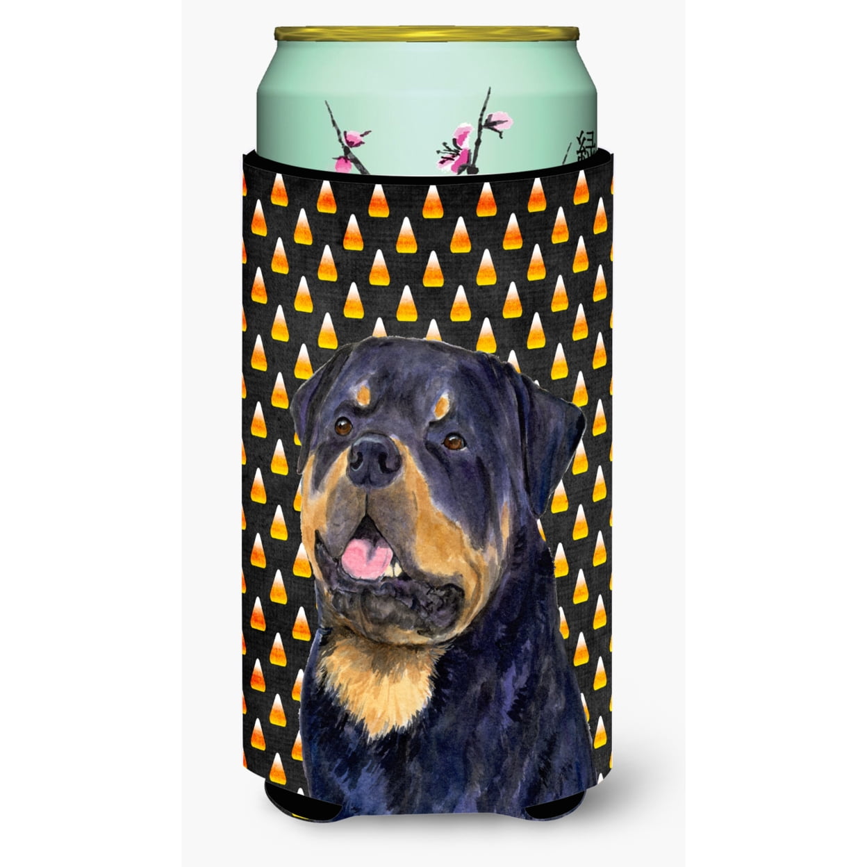 Rottweiler Candy Corn Halloween Portrait Tall Boy Hugger - Walmart.com
