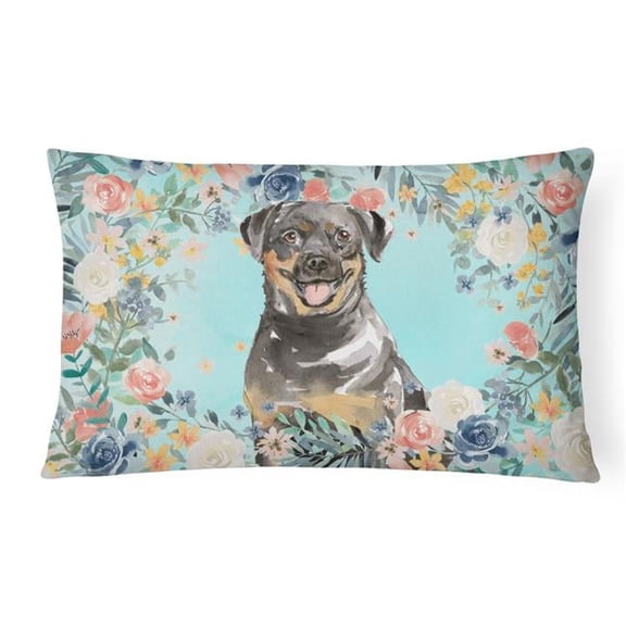 Rottweiler Canvas Fabric Decorative Pillow