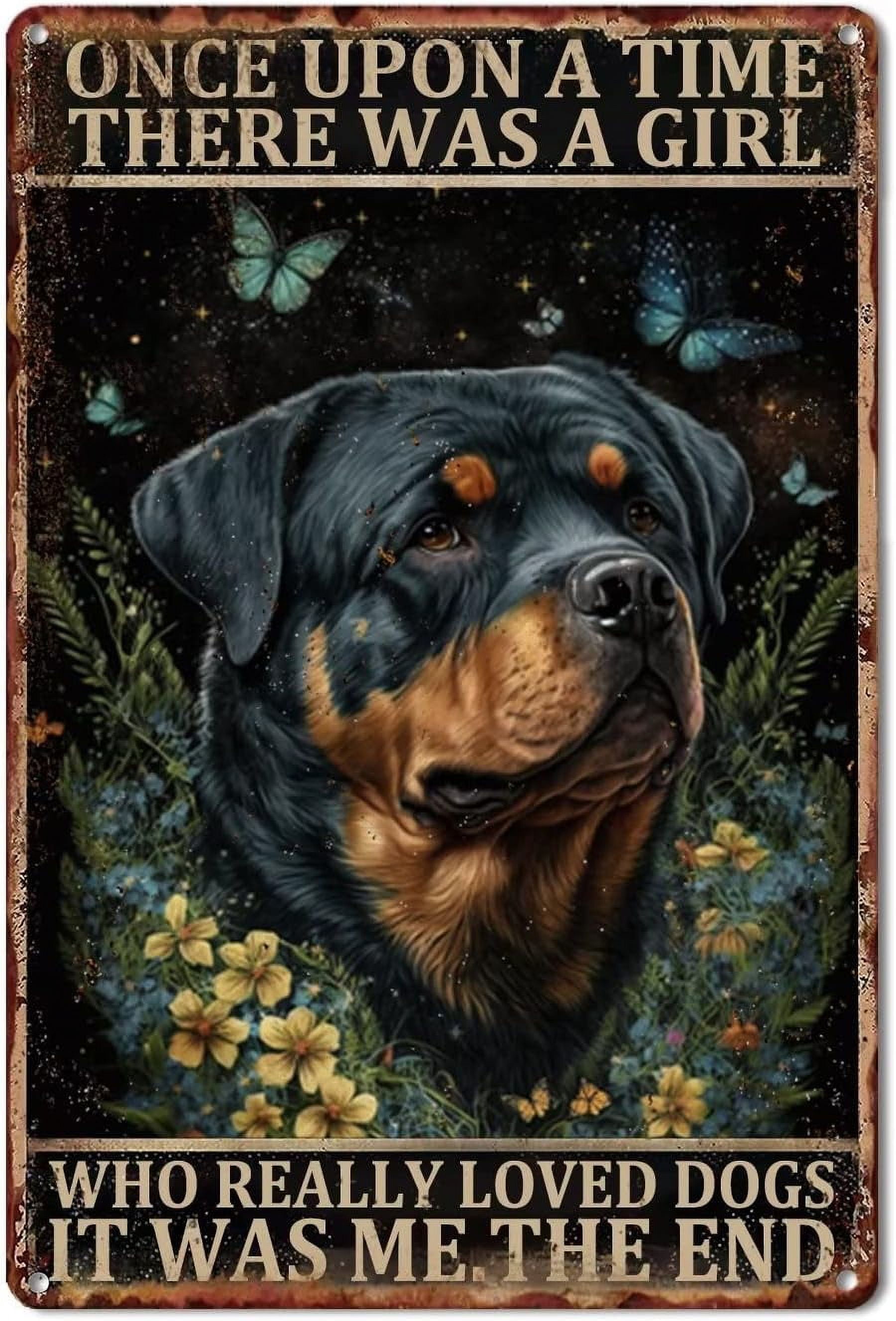 Rottweiler Diamond Art Kits for Adults - 5D A Girl Who Really Loved ...