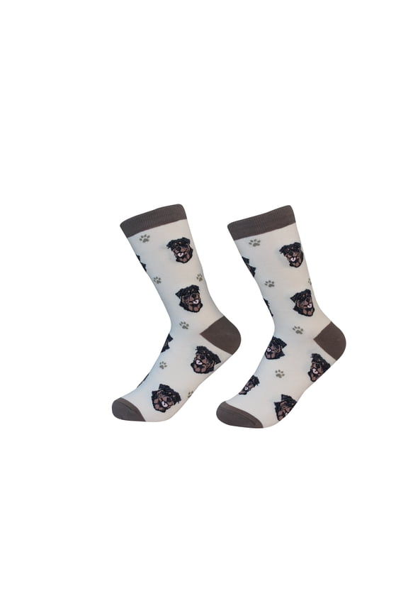 Rottweiler Dog Breed Socks Unisex Sock Daddy by E&S Pets