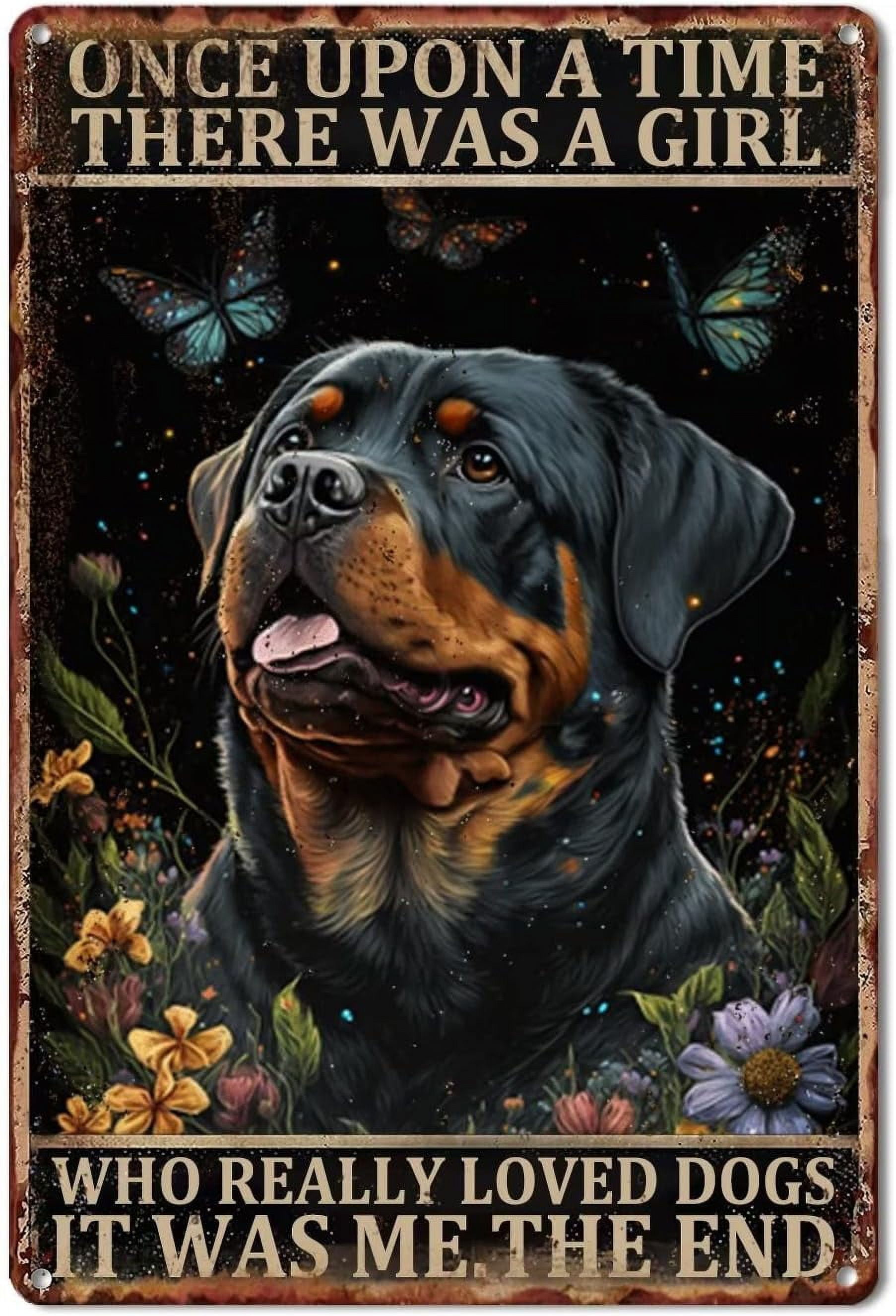Rottweiler Dog Diamond Painting Kits For Adults A Girl Who Really Loved ...