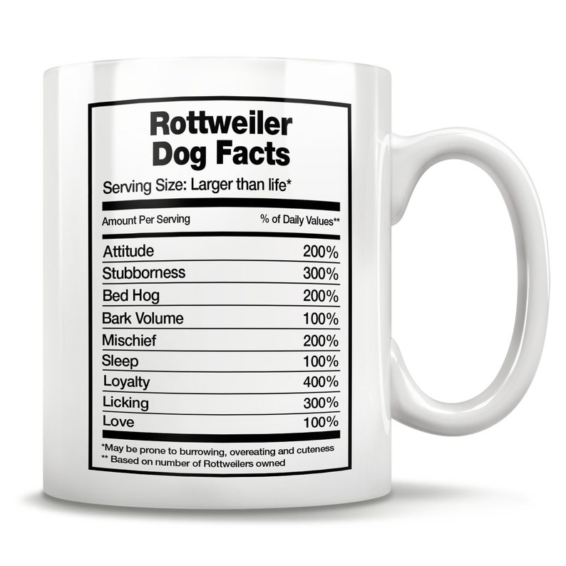Rottweiler Dog Lover Coffee Mug - 11oz Ceramic, Vibrant Print, Microwave Safe
