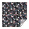 thumbnail image 1 of Rottweiler Dog and Flower Floral Square Tablecloth,Waterproof Square Table Cover,Wipeable Spillproof Washable Table Cover for Home Kitchen Party Decor 60"x60"(152x152cm), 1 of 6
