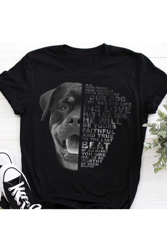 Rottweiler Dog Lover Funny Rottie Graphic Tee Shirt Special Gift Idea,for unisex up to 5XL