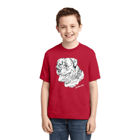 Rottweiler Dog Lover Pet Owner Animal Lover Boys Graphic Youth T-Shirt